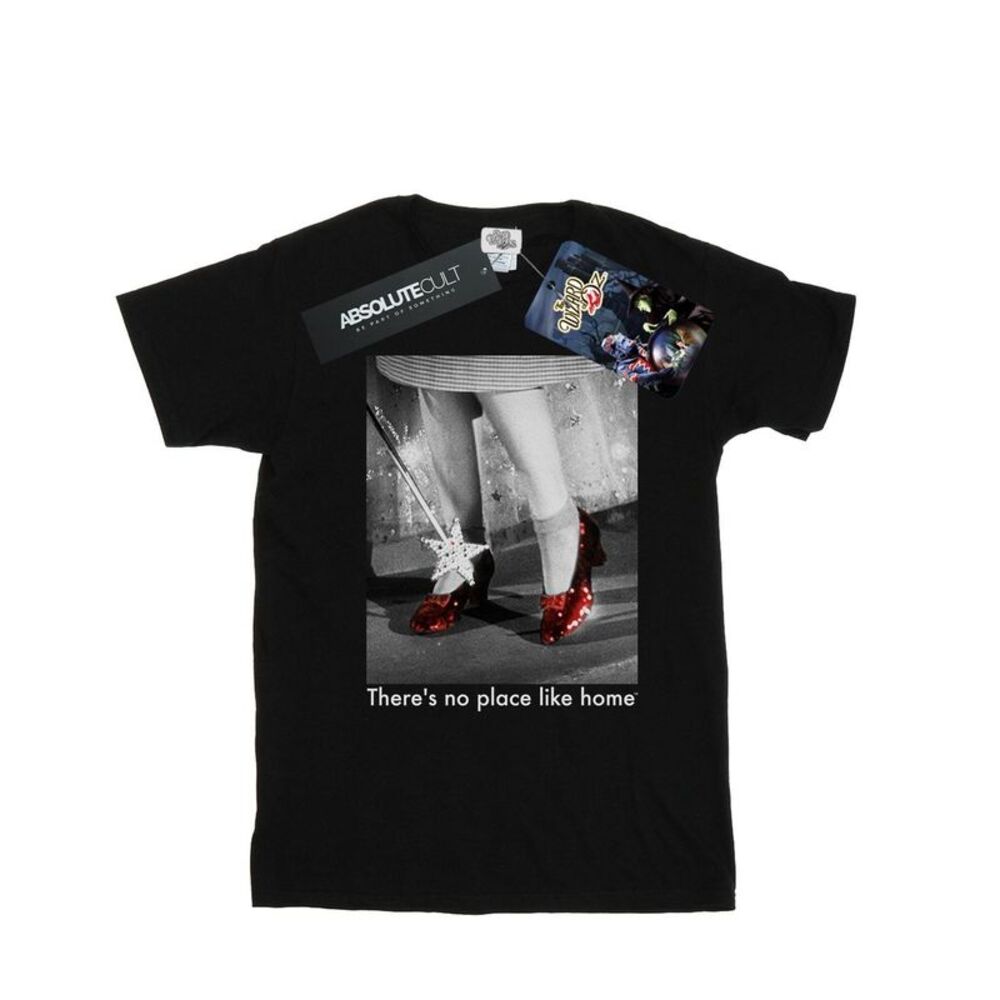 The Wizard Of Oz Mens Ruby Slippers Photo T-Shirt / Black